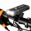 (Front Bike Light) Waterproof USB Rechargeable Front Bike Light 4 Modes Red Warning Taillight 1