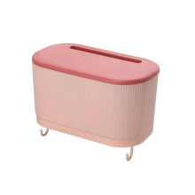 (pink, small) PP Wall-Mounted Tissue Storage Rack Load-Bearing Klebstoff Licht Blau Klein