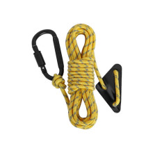 (Yellow black) JiaWei 5pack Armygreen Reflective Guy Rope Reforzado Windproof w / Buckles Camping Tent