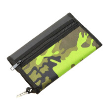 (camouflage green) Waterproof Fishing Lure Wallet - Portable Soft Baits Case & Tackle Bag Camouflage Green