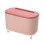 (pink, large) PP Wall-Mounted Tissue Storage Rack Load-Bearing Adhesive Light Blue Small 1