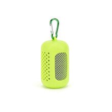 (Green) Toalla deportiva transpirable con caja de almacenamiento para el interior del gimnasio Yoga Gray