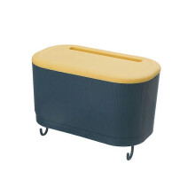 (Navy Blue, small) PP pared montada Tejidos de almacenamiento de carga de carga de carga Adhesivo de luz azul pequeño