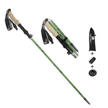 (Green, Green) NECASIL N88 Pole de Trekking Anti-Slip 33-125CM Aleación de aluminio azul