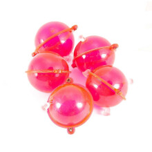 (Red) 5 Pcs/Set ABS en plastique de pêche Balles de flottaison eau Bubble Floats Tackle Sea Red