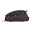 (Red) Hard Shell Bike Seat Bag Waterproof Rear Rack Saddle Pouch Reflective Strips Black 1