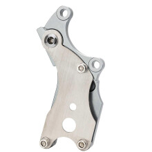 (Titanium Color) Aluminum Alloy Bicycle Disc Brake Mounting Adapter Converter Black