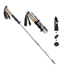 (Silver, Silver) NECASIL N88 Pole de Trekking Anti-Slip 33-125CM Aleación de aluminio azul