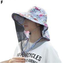 (Style6) Mesh Face Maske Moskito Insect Proof Outdoor Sun Hat Unisex Superior Ergonomic Classic