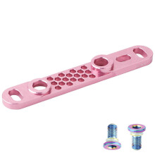 (Pink) Schnell installieren Legierung Scheibenbremse Adapter für Straßenrad Schwarz