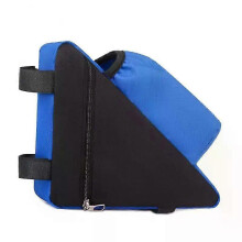 (Blue B) Bicicleta Triángulo Tubo delantero MTB Bolsa de Saddle Colorido Almacenamiento Pouch Ciclillo