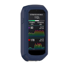 (Midnight Blue) Garmin Edge 1050 silicona Protective Case Bicycle Computer Cover Red