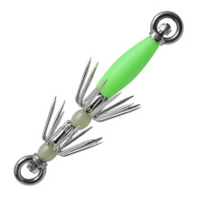 (Green) Giant Hook Large Bait Hook Fixture Hook 15cm Fishing Luminous Umbrella Hook