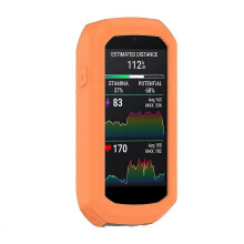 (Orange) Garmin Edge 1050 Silikon Schutzhülle Fahrrad Computer Abdeckung rot