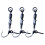(8#) Carp Rig Hook Bent Shank Inverted Bottom Fishing Hook mit Float und Perlen Bait 1