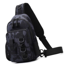 (Scorpio Color) Fishing Sling Pack Tackle Chest Pack Shoulder Bag for Fishing Hiking Hunting Army Green
