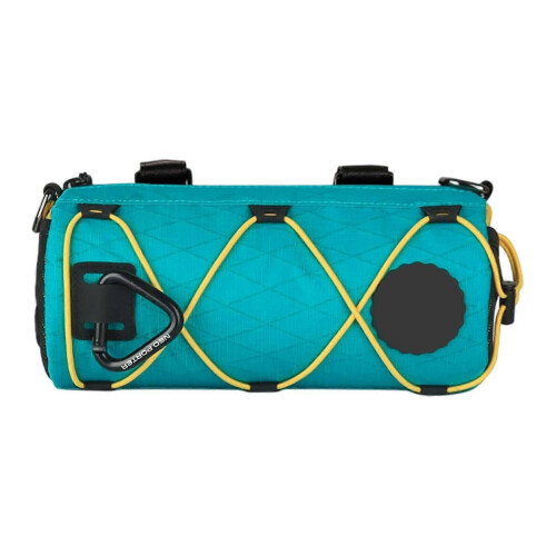 (Sky Blue) Waterproof Large Capacity Bike Handlebar Bag Front Storage Replacement for Cycling Black