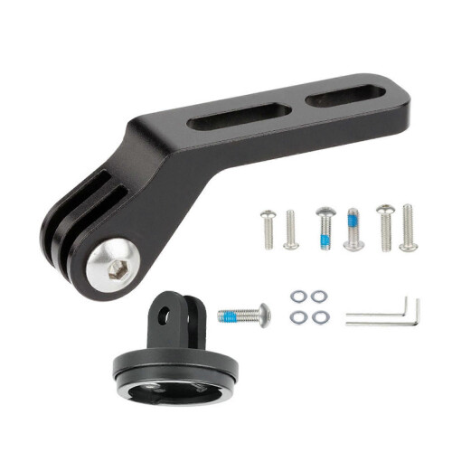 (Type C) Bike Headlamp Bracket Saddle Rear Light Bracket Camera Adapter Kit Easy Install Multicolor