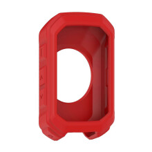 (Red) Quick Install Shock Absorbing Cycling Computer Case Lightweight Outdoor Biking Essential Black