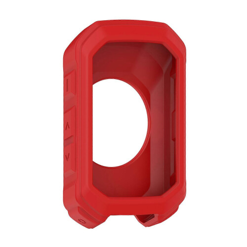 (Red) Quick Install Shock Absorbing Cycling Computer Case Lightweight Outdoor Biking Essential Black