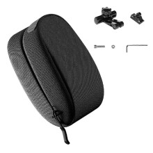 (Black) Bike Saddle Bag 0.3L Waterproof Reflective Adjustable Road MTB Rear Tail Pouch Accessories