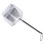 (white square large) Extendable Telescopic Fish Landing Net with Telescoping Rod Handle Multicolor 1