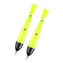 (15 grams) 2Pcs elettronico luminoso notte di pesca Float Set Luminoso Rock Fishing Floats Multicolor