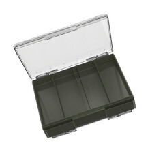 (Army Green) Double Side Baits Lures Portable Fishing Tackle Box Lightweight Outdoor Case Army Green