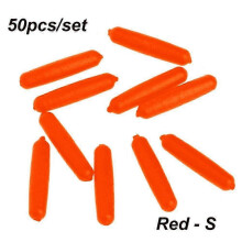 (red, S) 2025 Rigging Kit Bottom Oval Fishing Floats Perles Cylinder Mousse Ball Indicateur Haricots de poisson