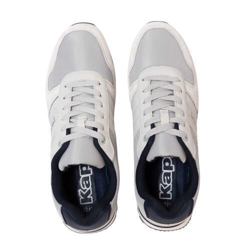 Kappa (11 UK, Light Grey/Navy) Kappa Mens Trainers 2