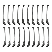 (L) 20pcs Anti Entanglement D Rig Aligners Fishing Hook Sleeves Multicolor