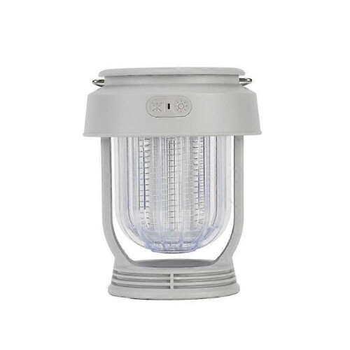 (Grey) Outdoor Waterproof Lighting Portable Mosquito Killer Lamp