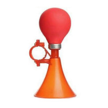 (Red) Bike Handlebar Air Horn Trumpet Bell Alarm Honking Sound