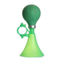 (Green) Bike Handlebar Air Horn Trumpet Bell Alarm Honking Sound