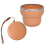 (Brown) Portable Folding Silicone Coffee Cup Reusable Camping Hiking Easy Clean 1