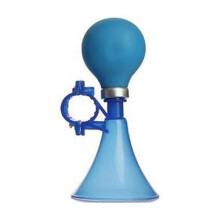 (Blue) Bike Handlebar Air Horn Trumpet Bell Alarm Honking Sound