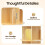 4-tier Rotating Bookshelf Wooden bookshelf 5
