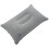 3X Outdoor Portable Folding Air Inflatable Pillow Double Sided Flocking Cushion Light Grey 1