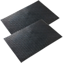 2x Gummimatte Rechteck 50x70cm Antirutsch
