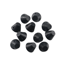 25 Pcs Replacement Football Studs, 13 mm Black Plastic and Metal Studs for Football Boots, Anti Slip Cleats for Adults a