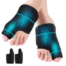 Foot Ice Pack for Big Toe Pain Relief, Flexible Cold Compression Sleeve for Bunion and Swelling