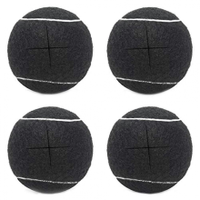 4-Pack Tennis Ball Floor Protectors for Furniture Legs, Universal Precut Glide Balls, Heavy Duty, Long Lasting