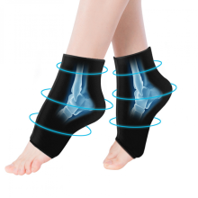Black Ankle Ice Pack Dressing for Injured Reusable Foot Ice Pack XL
