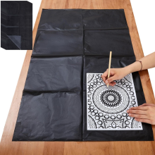 Large Carbon Paper Sheets for Tracing, 20.3 x 36 Inch Graphite Transfer Paper, Waxed Carbon Copy Paper
