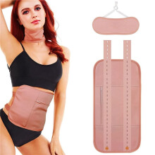 2X Reusable Organic Castor Oil Pack Kit, Adjustable Elastic Strap Bamboo Cotton Machine Washable Anti Oil Leak ()