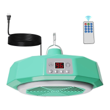 Chicken Coop Heater for Winter, Built-In Lamp, Safety Thermostat Control, Overheat Protection, Reliable Warmth for Poult