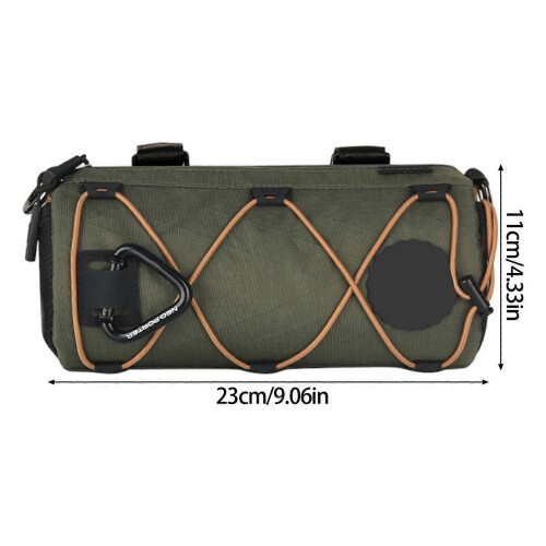 (Sky Blue) Waterproof Large Capacity Bike Handlebar Bag Front Storage Replacement for Cycling Black 2