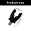 (Black) Support universel de pêche en silicone Rod Gripper 3