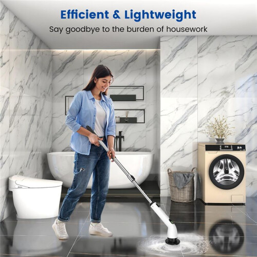 Wireless Shower Cleaning Brush Multi-Function Electric Folding Cleaning Brush Handheld Powerful Cleaning Artifact 2