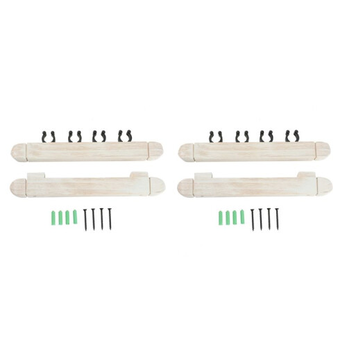 2 Paire 4 Supports de Queue de Billard, Support Mural de Support de Bâton de Billard, Clip de Tiges de Table de Billard, Accessoires de Billard 1